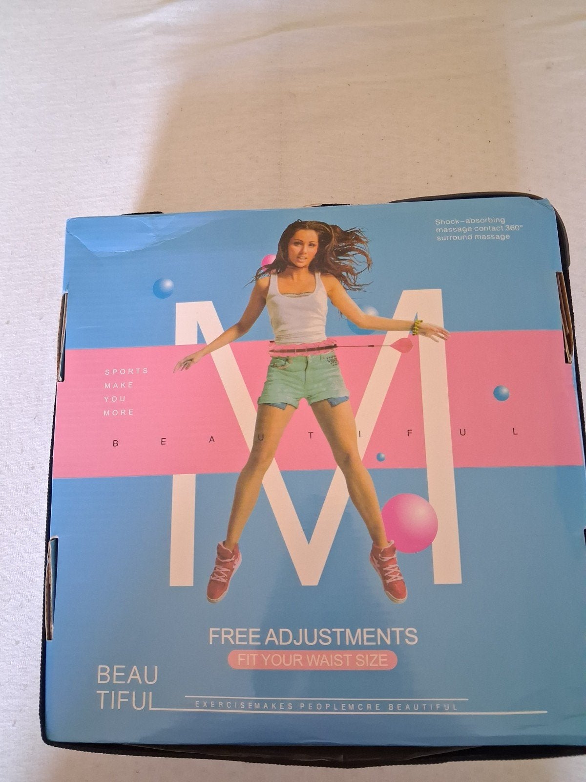 Nieuw Fitness Hoelahoep met Gewicht - Aanpasbaar & Effectief, Ophalen