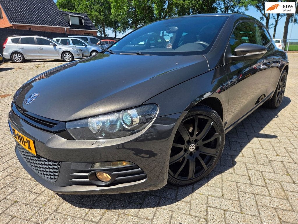 Volkswagen Scirocco 1.4 TSI Highline Plus 2009. Climate/Crui, Voorwielaandrijving, Euro 5, Zwart, 4 cilinders