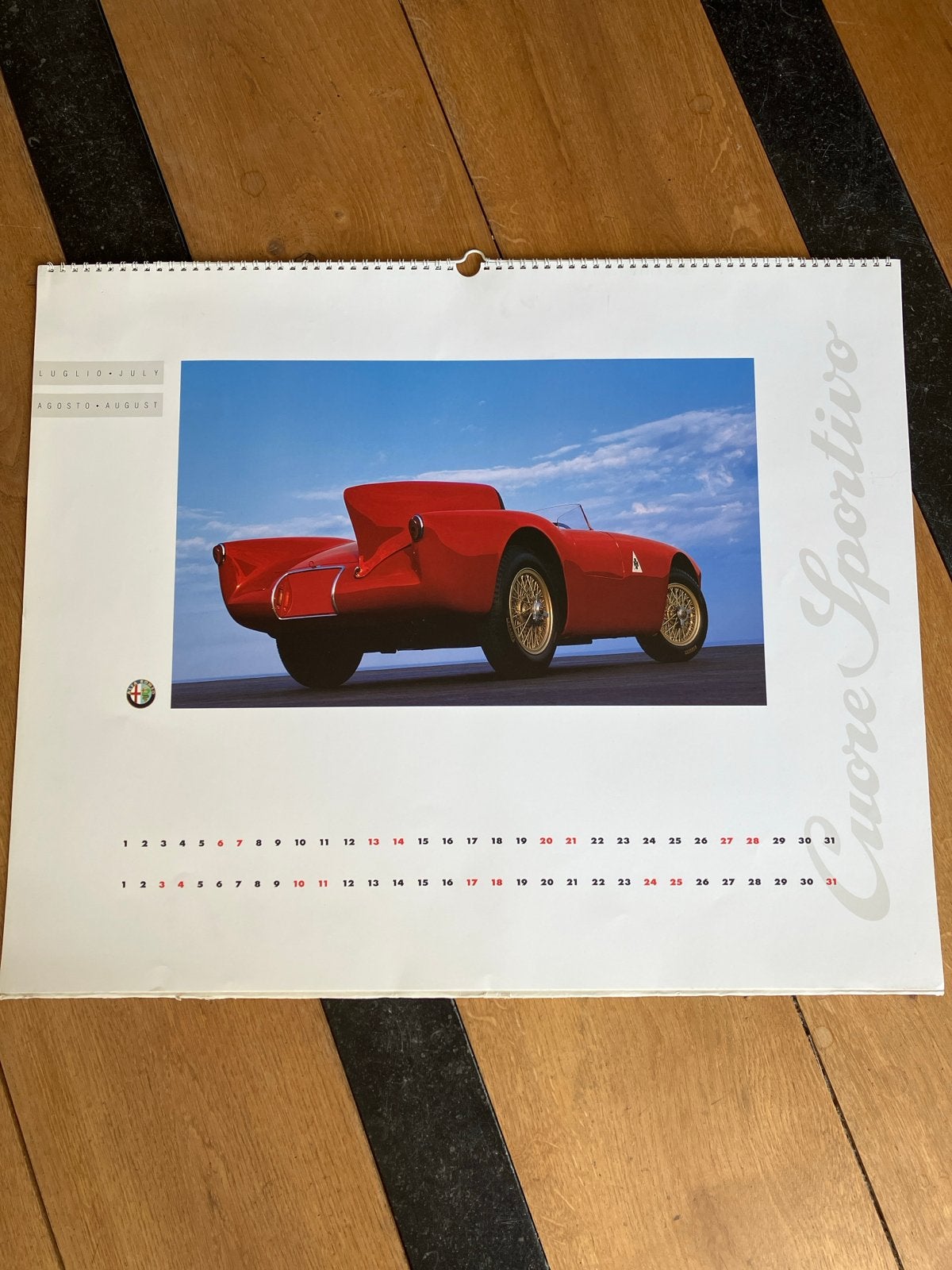 Alfa Romeo Cuore Sportivo Kalender 1996, Boeken, Ophalen, Gelezen, Alfa Romeo