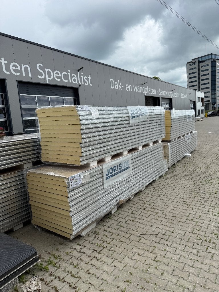 Sandwichpanelen 80mm RAL7016 Wand Microrib Restpartij divers, Ophalen, Nieuw, Overige materialen, 50 tot 100 mm