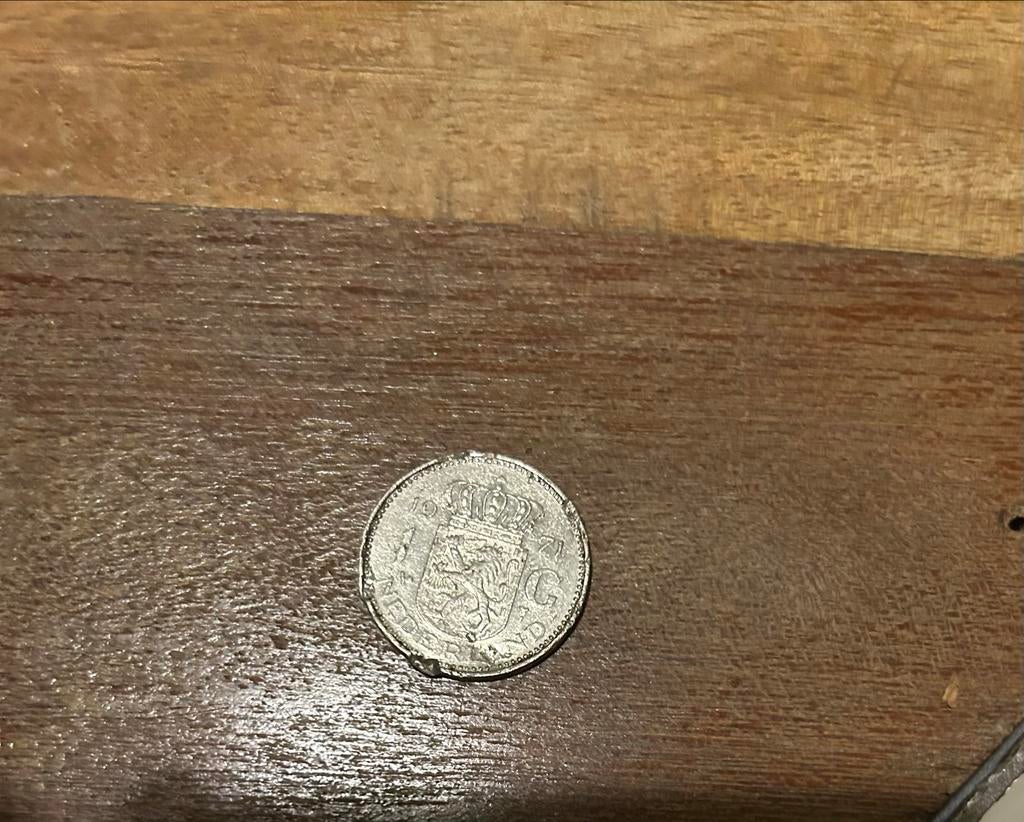 1 Gulden Juliana munt 1971, Postzegels en Munten, Munten | Nederland, Ophalen of Verzenden, Koningin Juliana, 1 gulden, Losse munt