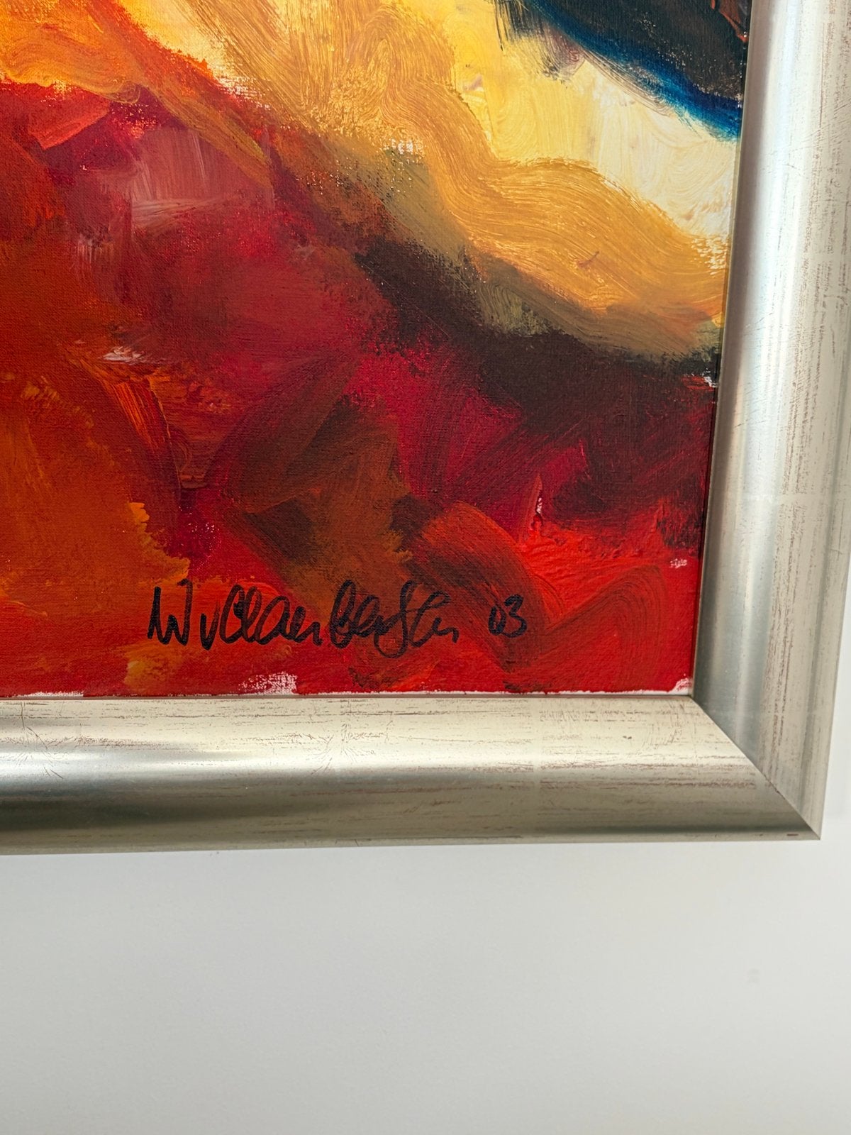 Abstract Schilderij '03 - Levendige Kleuren, Ophalen