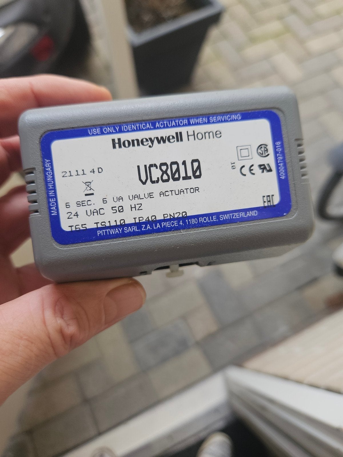 Honeywell Home VC8010 Klepactuator voor verwarmingssystemen, Ophalen, Gebruikt, Overige typen