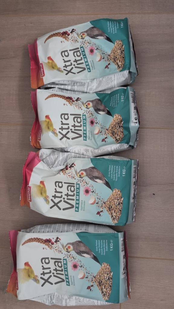 5x Grote parkiet Beaphar 1kg vogelvoer, Mannelijk, Parkiet