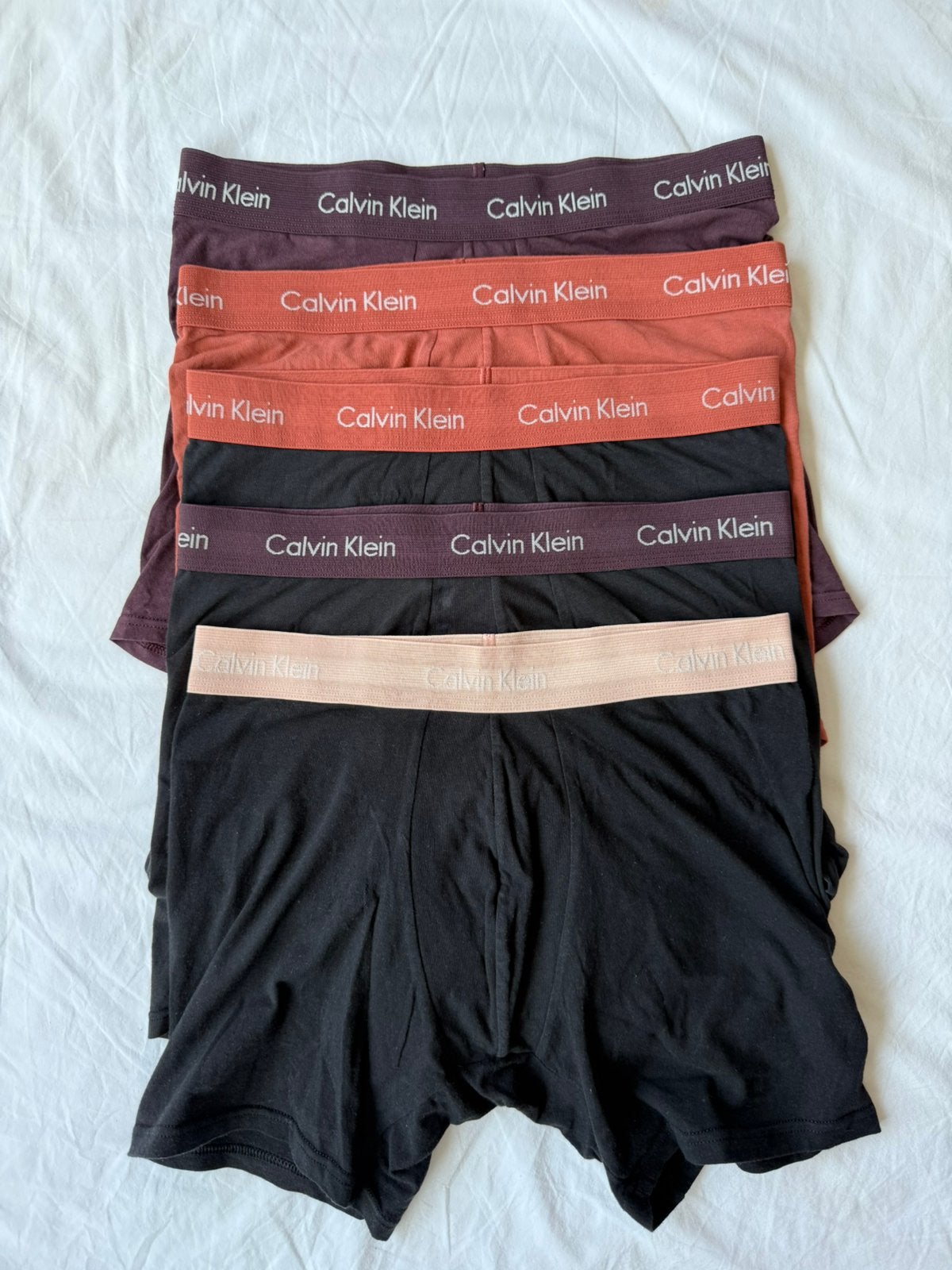 Calvin klein Boxershort medium boxer brief rood oranje, Verzenden, Rood, Boxer