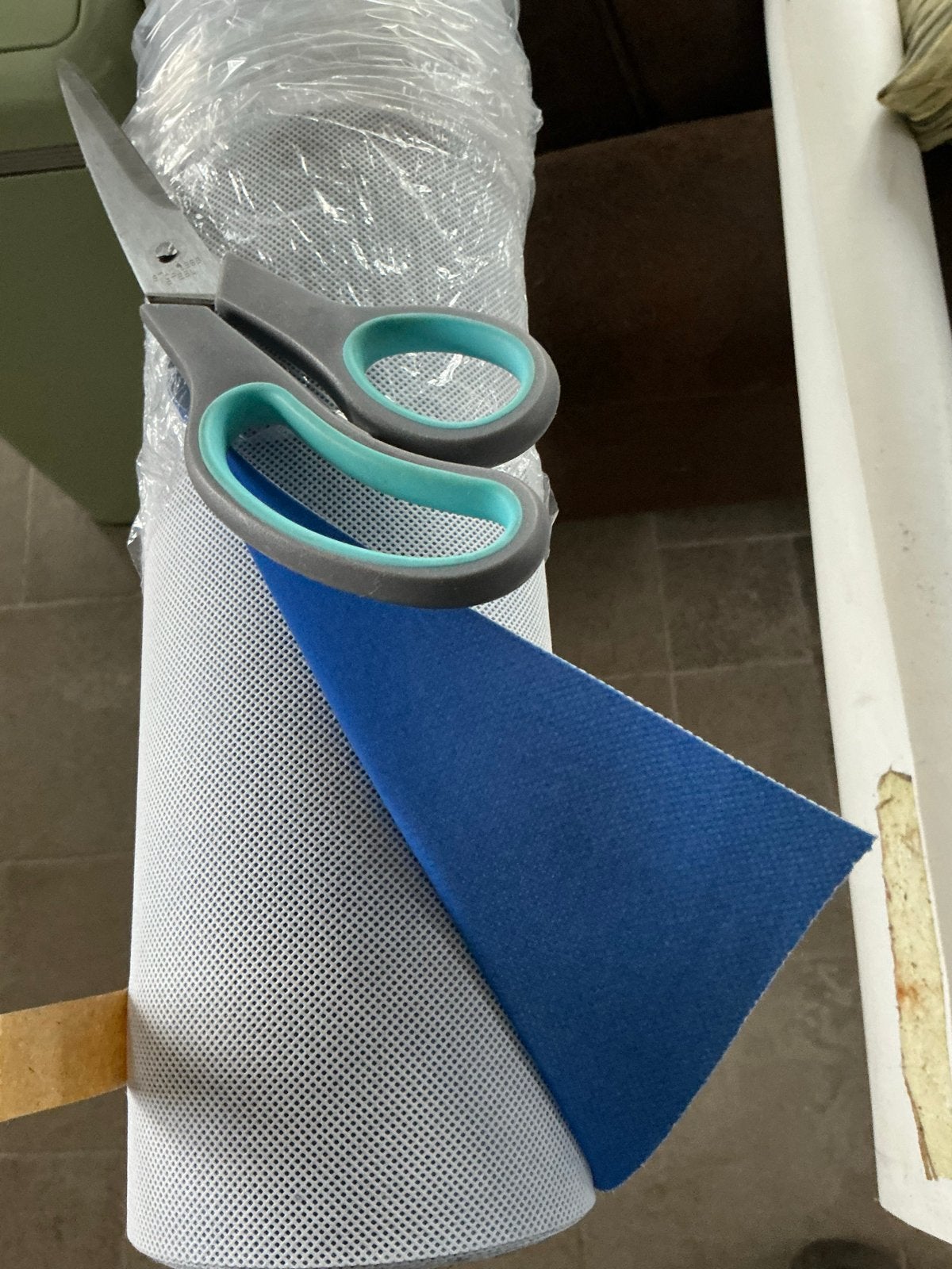 Chromakey Blauw Velours Achtergrondrol 2.7x6m, Ophalen, Nieuw