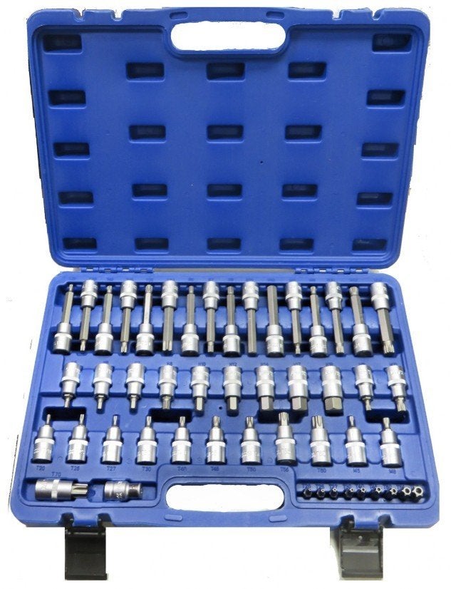 49-dlg. Bit doppenset , 1/2" inbus, torx, veeltand CRV + S2, Auto diversen, Autogereedschap, Ophalen of Verzenden, Nieuw