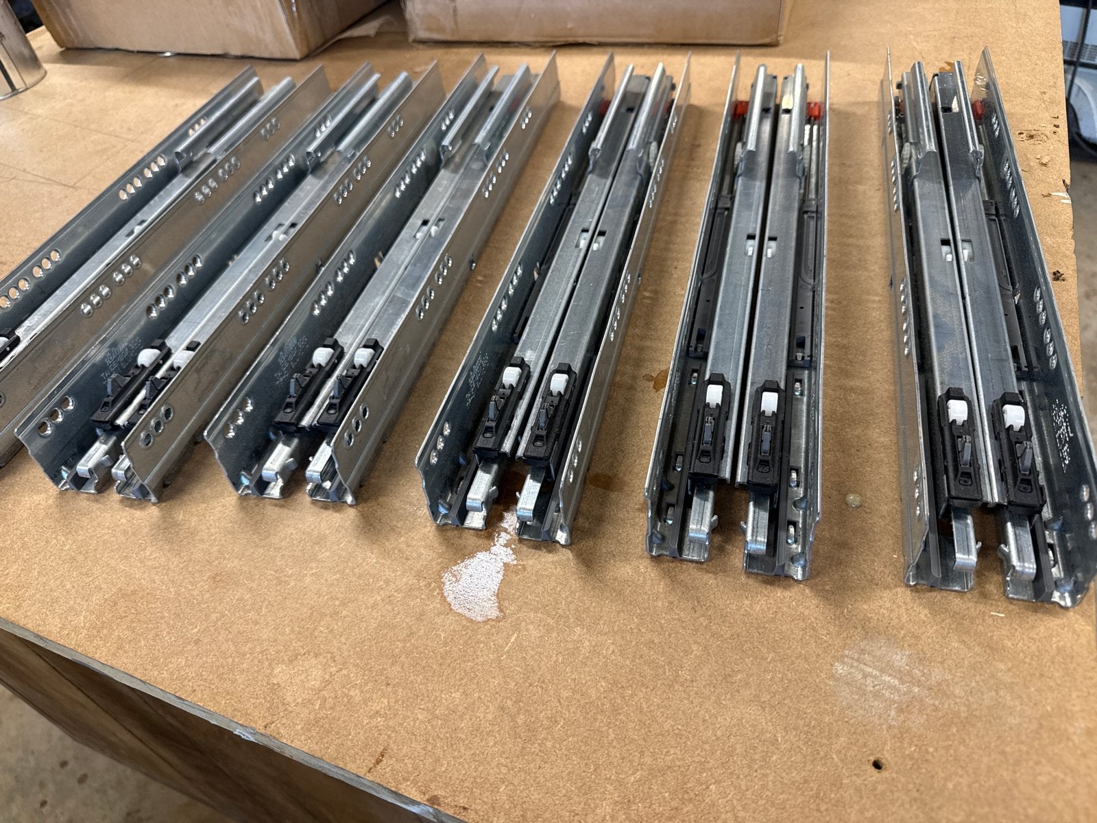 6 stuks Blum Ladegeleiders 450 mm Softclose Tandembox, Ophalen of Verzenden, Nieuw