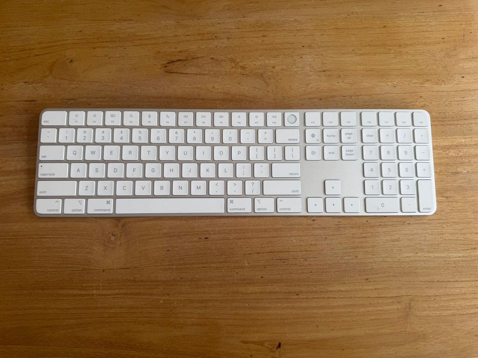 ZGAN: Apple Magic Keyboard Numeriek met TouchID, Ophalen of Verzenden, Numeriek, Zo goed als nieuw, Draadloos