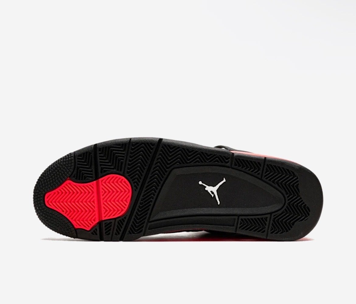 Jordan 4 Retro Red Thunder - Maat 40, Kleding | Heren, Ophalen, Gedragen, Overige kleuren, Sneakers of Gympen