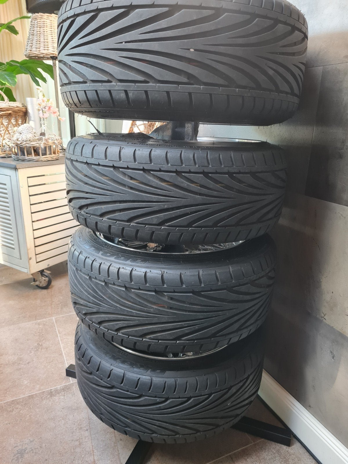 BBS RS 4x100 15 inch breedset hoogglans verdicht, Gebruikt, 15 inch, Banden en Velgen, Ophalen of Verzenden