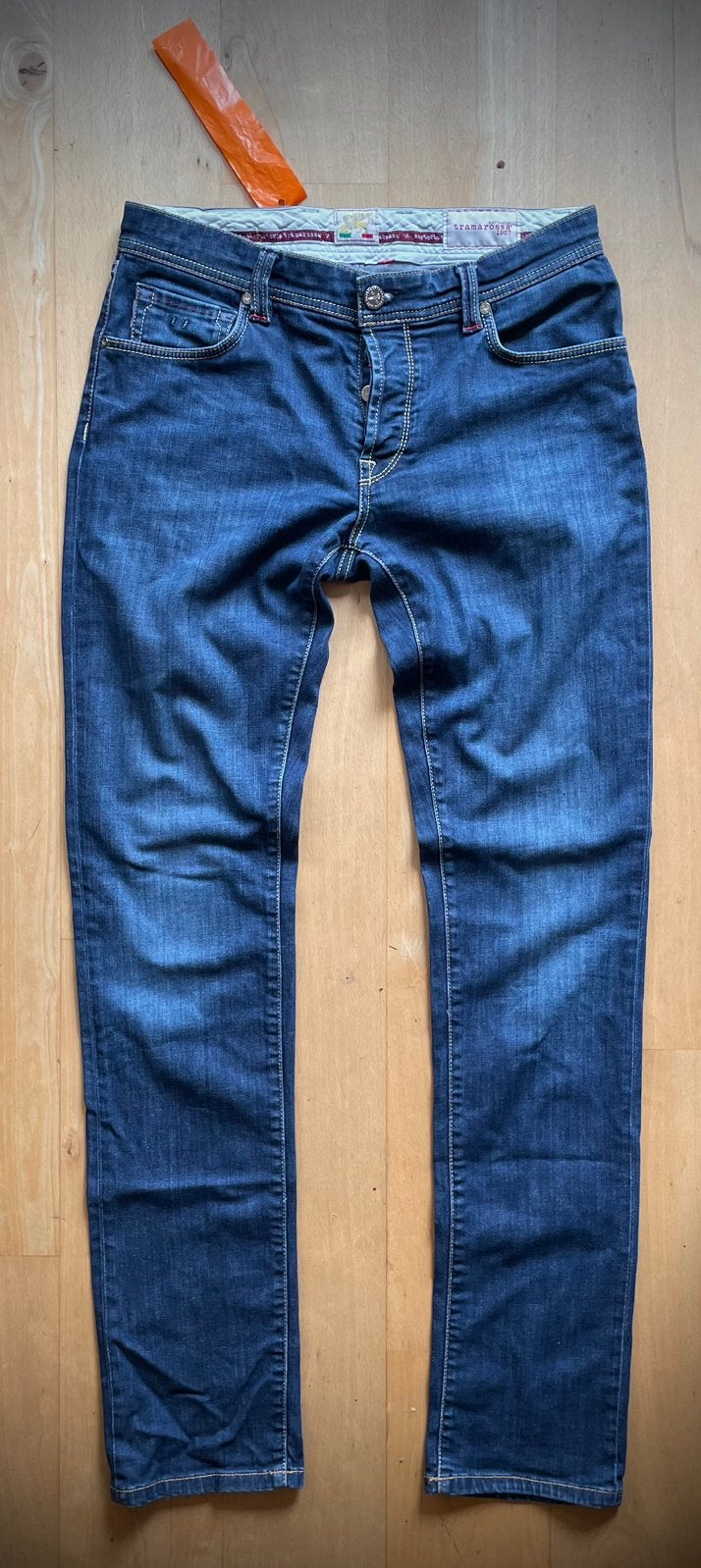 Tramarossa Leonardo design / hoge kwaliteit jeans W32 L36, Ophalen of Verzenden, Zo goed als nieuw, Blauw, W32 (confectie 46) of kleiner