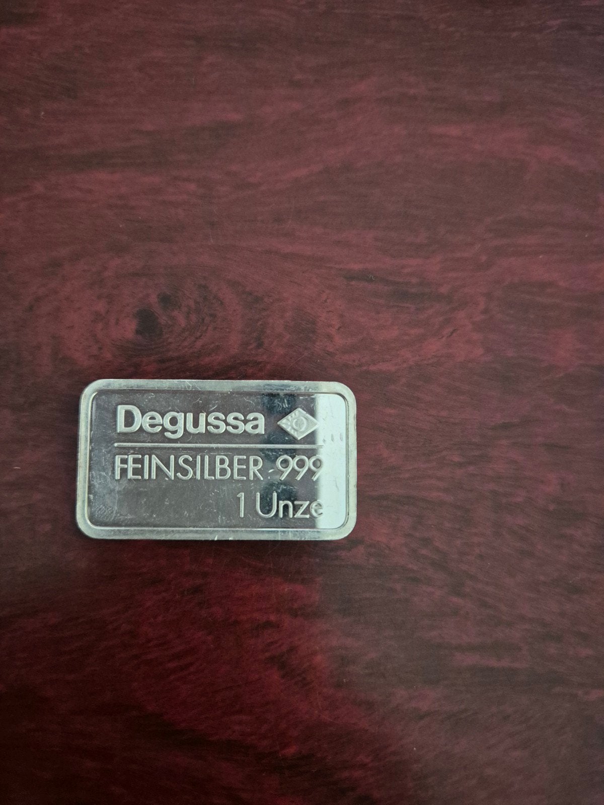 0.999 zilverbaar ounce Degussa T-Ford, Ophalen of Verzenden, Zilver