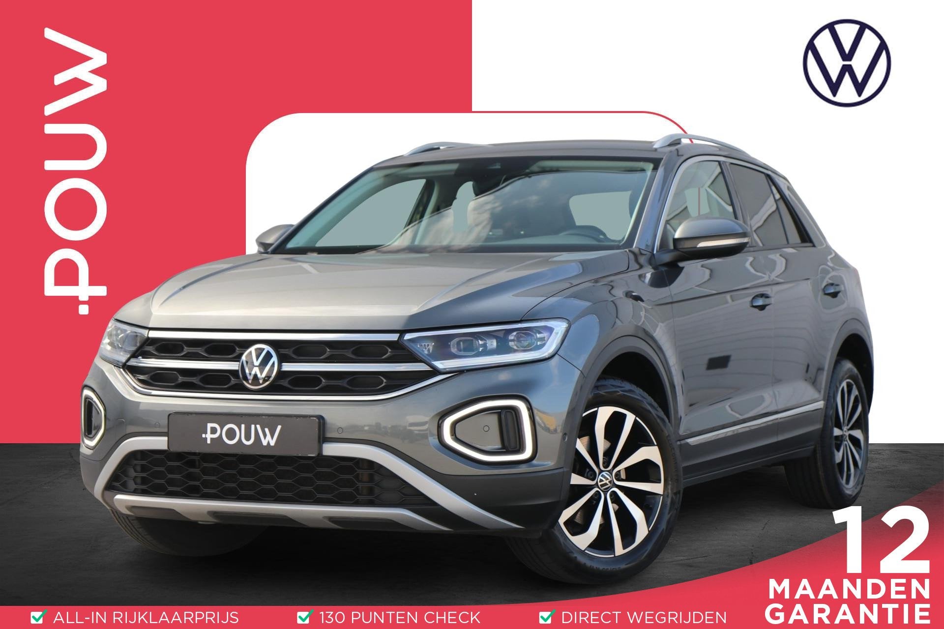 Volkswagen T-Roc 1.0 TSI 110pk Style | Navigatie | App Conne, Voorwielaandrijving, 12 maanden, Gebruikt, Origineel Nederlands