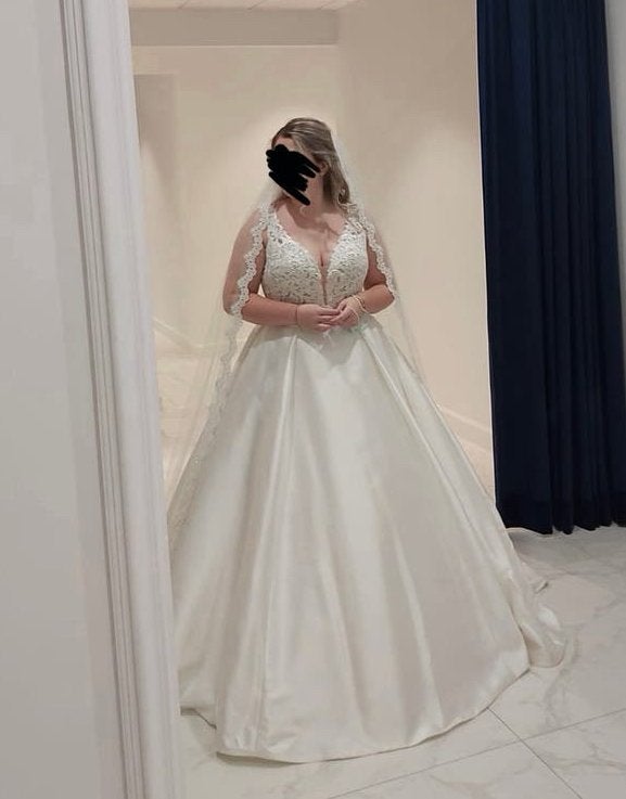 Maggie Sottero Sonnet trouwjurk – maat 44 – als nieuw, Ophalen, Zo goed als nieuw, Wit, Trouwjurk