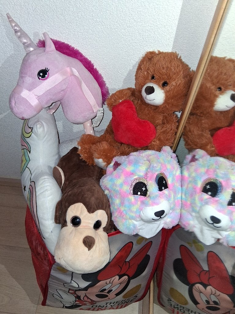 Mand vol knuffels, Ophalen, Gebruikt, Overige merken, Overige karakters