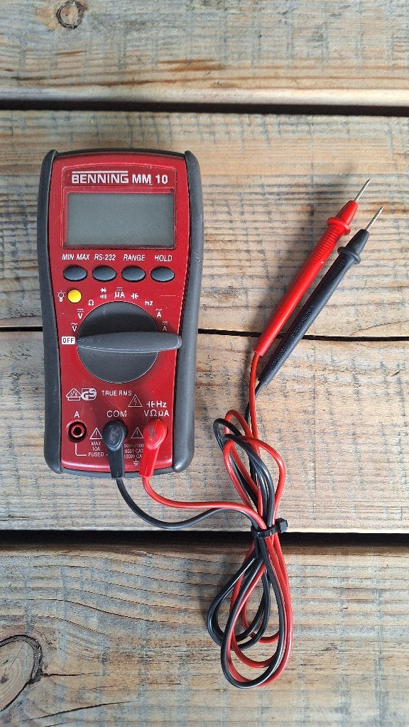 Benning MM10 Multimeter stroom meter., ., Ophalen of Verzenden, Zo goed als nieuw, .