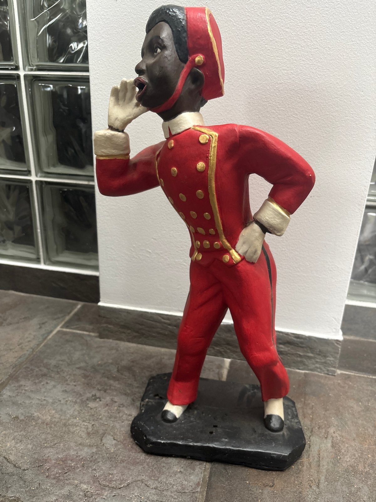 Vintage Polystone Piccolo/Bellboy Beeld - Jaren 80/90, Antiek en Kunst, Ophalen of Verzenden
