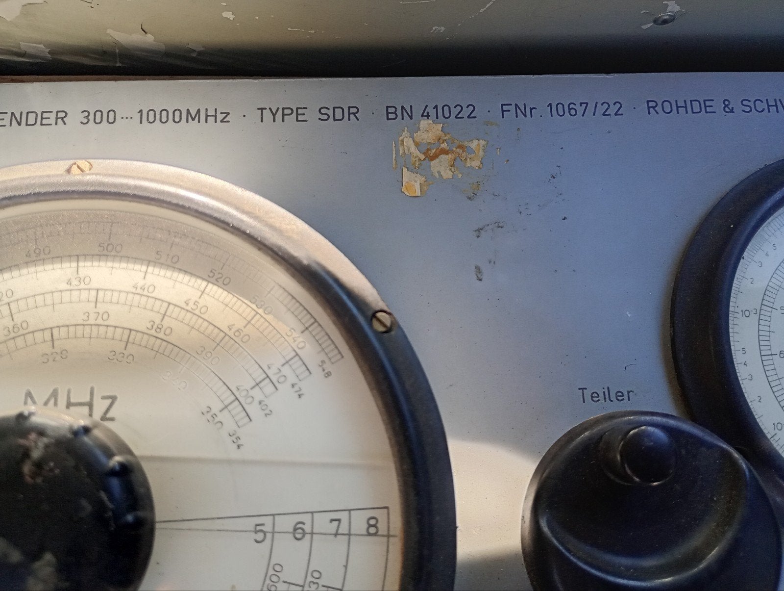 Rohde & Schwarz UHF-Mess-Sender Type SDR (BN 41022),, Amerika, ., Ophalen of Verzenden, .