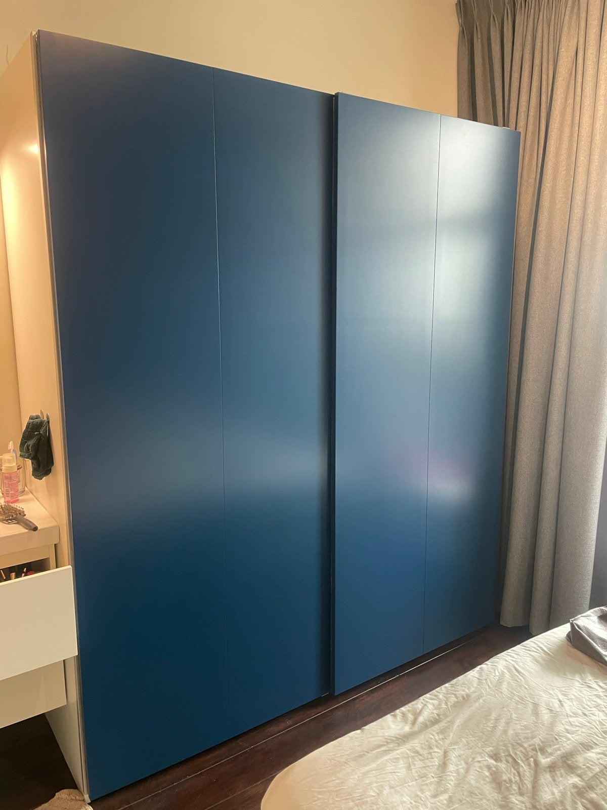 Ikea Pax Hasvik Schuifdeuren Set (2x) - Blauw, Ophalen, Overige materialen, Gebruikt, 100 tot 150 cm