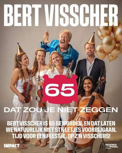 2 Tickets Bert Visscher 1-10-2026 Oude Luxor €30, Twee personen, Oktober