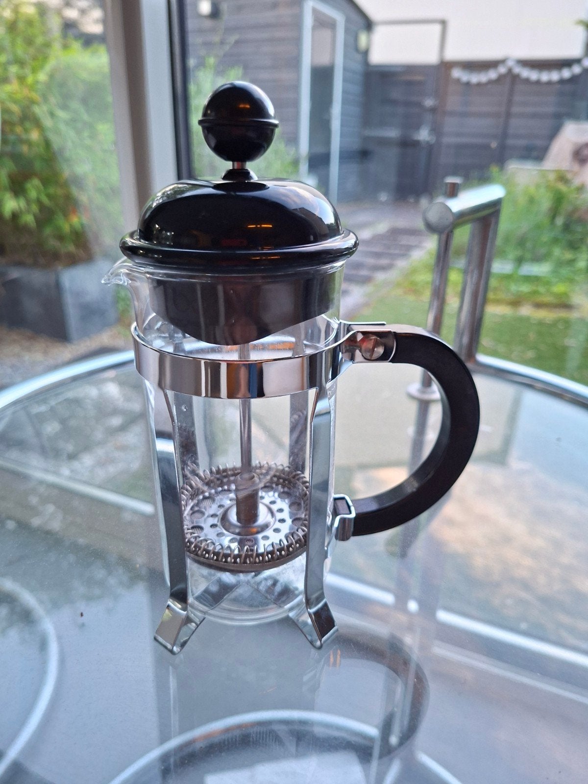 French press cafétiere Bodum 2 kopjes, Ophalen, Overige modellen, Gemalen koffie, Zo goed als nieuw