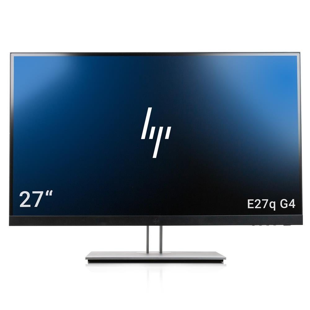 27" HP E27q G4 monitor--Quad HD-VGA-HDMI-Displaypoort, Hp, Ccservice, Refurbished, Ophalen of Verzenden