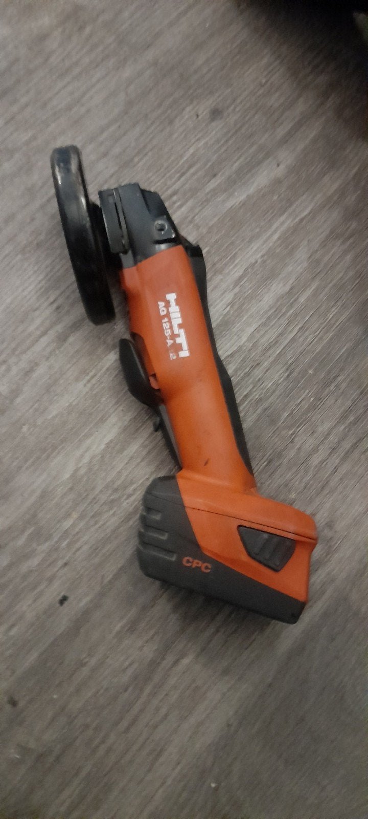 Hilti AG 125-A22 Accu Haakse Slijpmachine, Ophalen