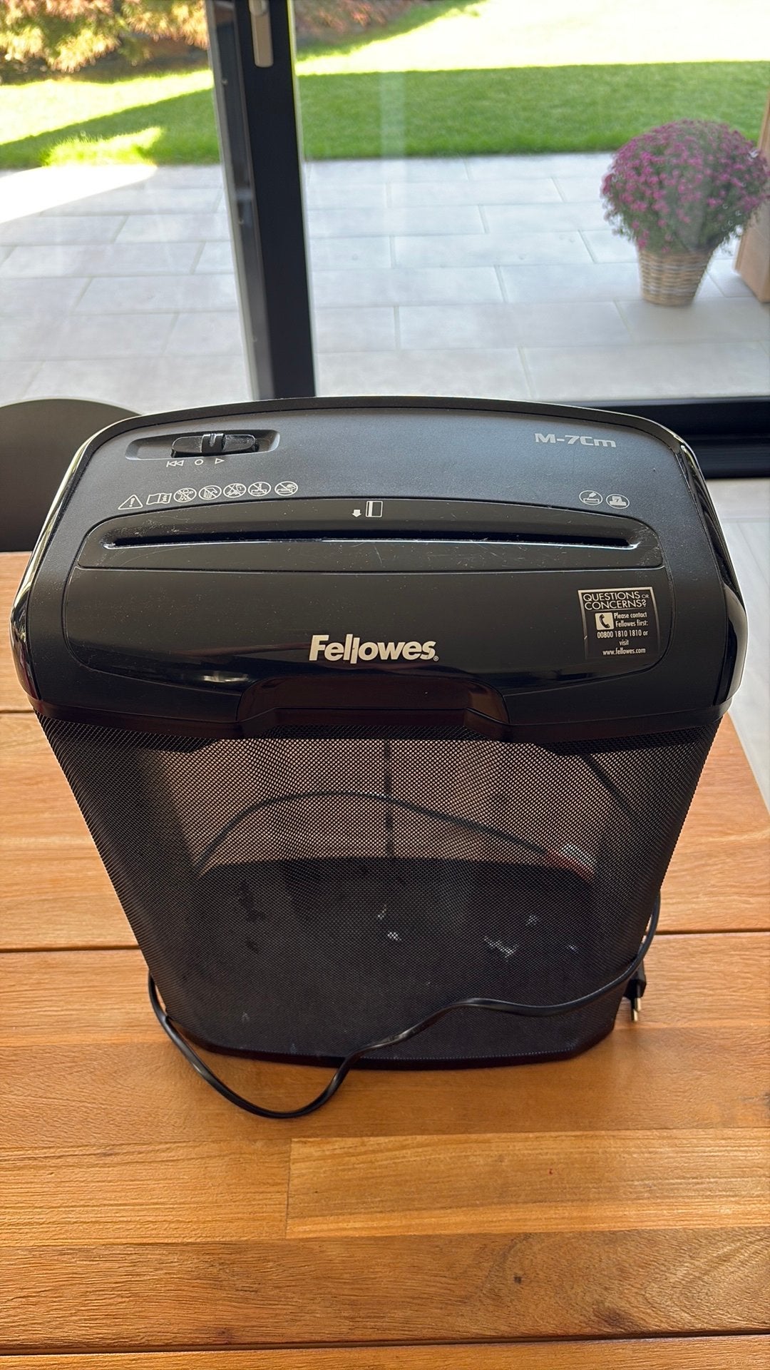Fellowes M-7Cm papiervernietiger, Ophalen of Verzenden, Zo goed als nieuw