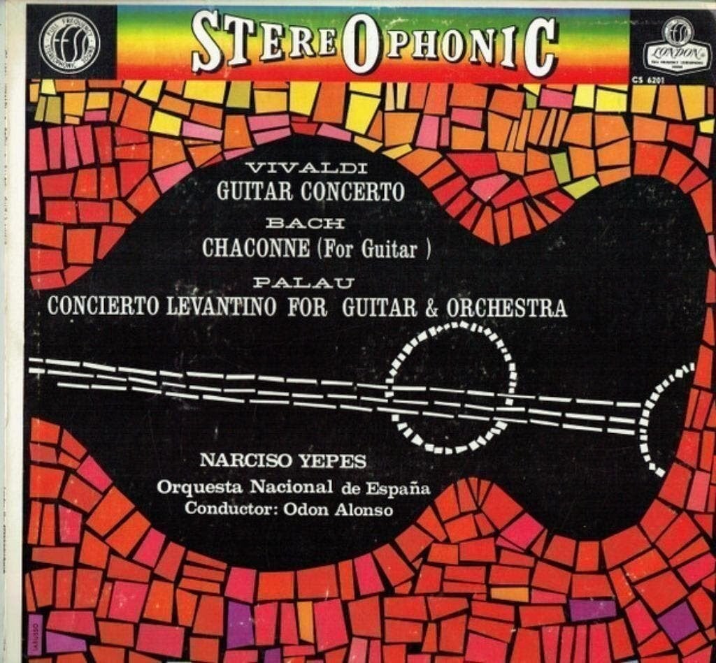 Vivaldi Bach Palau  Narciso Yepes Guitar Concerto, Kamermuziek, Ophalen of Verzenden, Zo goed als nieuw, 12 inch