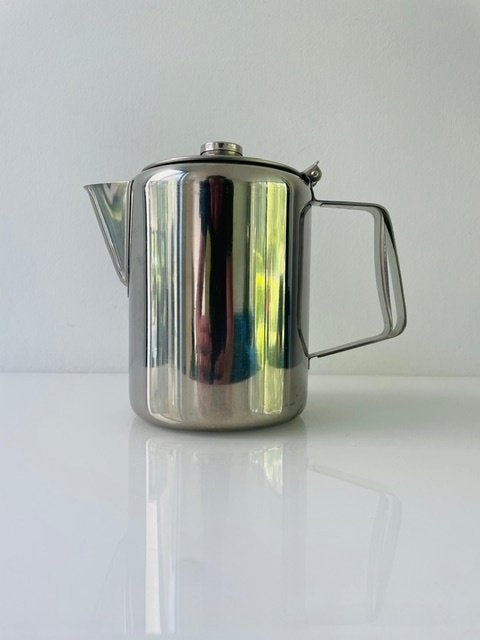 Vintage RVS koffiepot 1,5 liter, Huis en Inrichting, Ophalen of Verzenden, Zo goed als nieuw