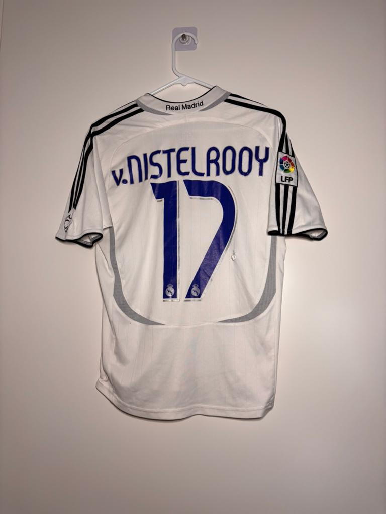 Real Madrid 2006/2007 Ruud van Nistelrooy #17 vintage shirt, Maat S, Verzenden, Gebruikt, Shirt