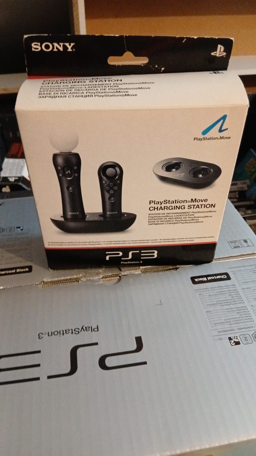 Sony PlayStation Move Oplaadstation PS3 in doos, Ophalen of Verzenden, Zo goed als nieuw