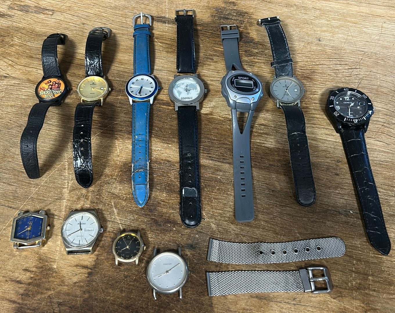 11 stuks horloge. Zolder vondst., Ophalen of Verzenden, Gebruikt, Polshorloge, Overige merken