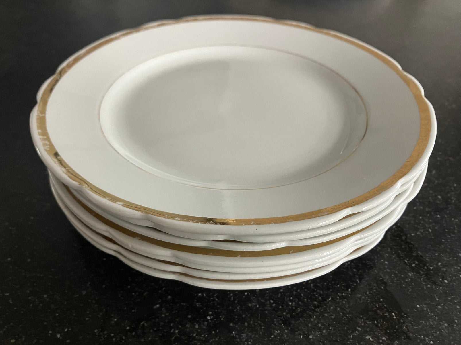 7 Petrus Regout witte borden per stuk te koop, Antiek en Kunst, Ophalen of Verzenden