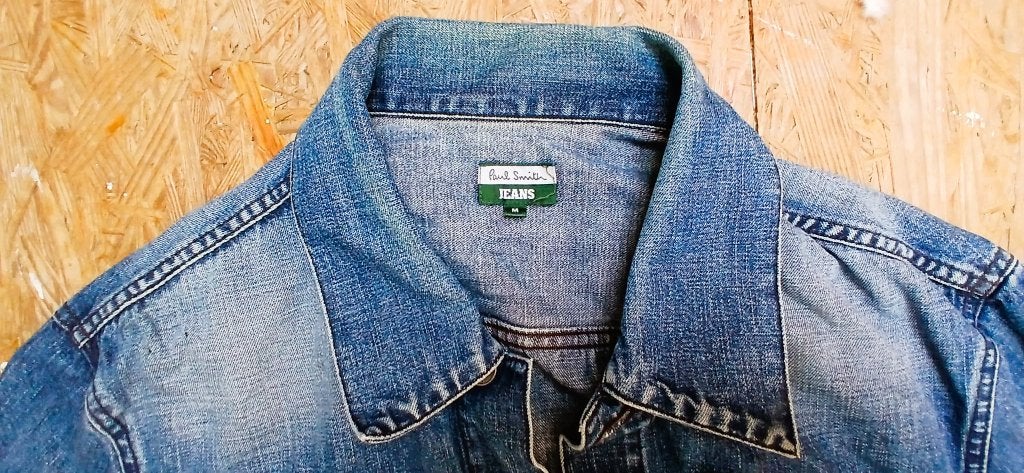 Paul Smith denim jacket, Maat 38/40 (M), Blauw, Ophalen of Verzenden, Jasje