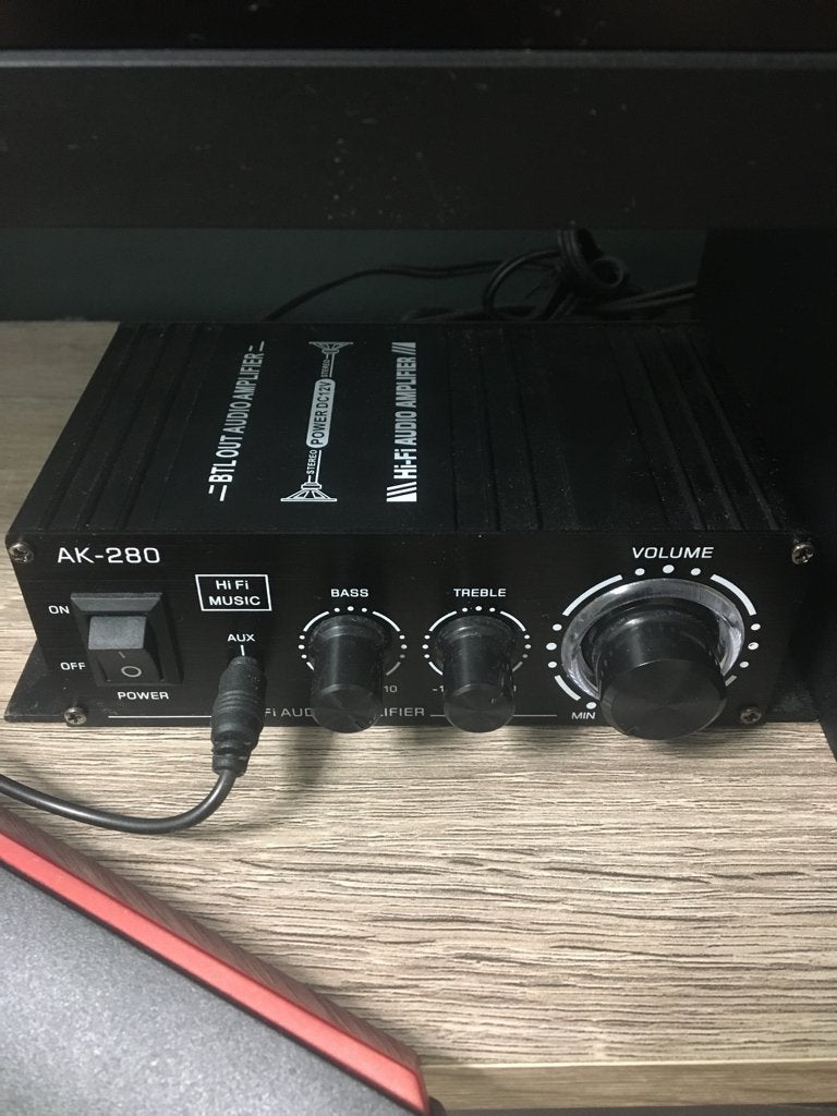 Ak-280 amplifier, Ophalen of Verzenden, Nieuw, Minder dan 500 watt, Overige typen