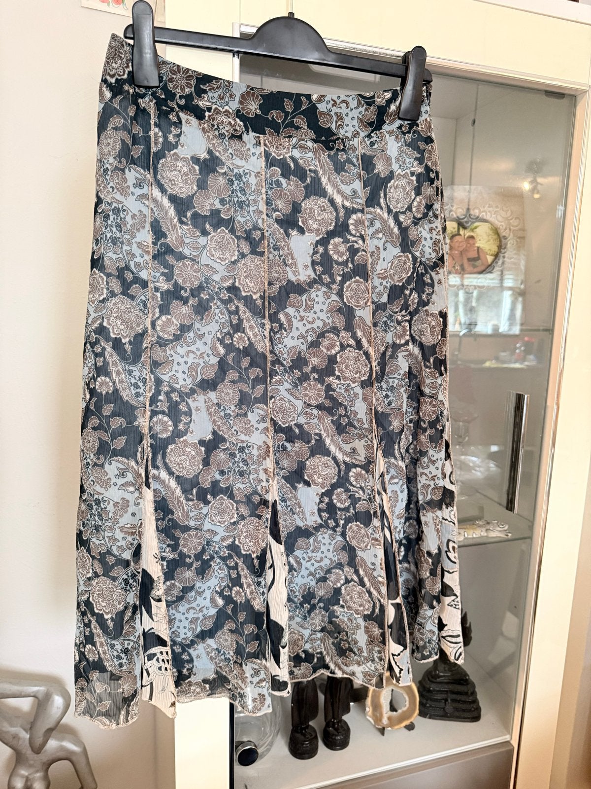Gelco bloemenprint rok maat 38/40 (M), Maat 38/40 (M), Meerkleurig, Ophalen of Verzenden, Zo goed als nieuw