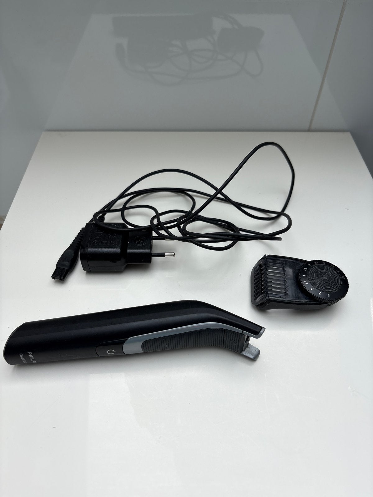 Philips OneBlade Scheerapparaat met Opzetstuk - zonder mesje, Ophalen, Gebruikt, Scheren en Epileren