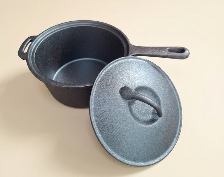 gietijzeren sauspan sauce pan, Huis en Inrichting, Keuken | Potten en Pannen, MTC, Gietijzer, Overige typen, Nieuw