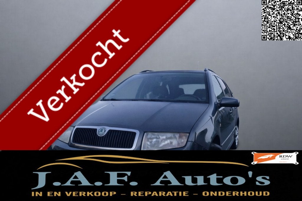 Skoda Fabia Combi 1.4-16V Airco Cruise Nw APK!, Auto's, Skoda, Voorwielaandrijving, 450 kg, Gebruikt, 4 cilinders
