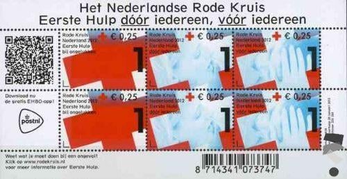 Nederland NVPH nr 2902 postfris Rode Kruis 2012, Postzegels en Munten, Postzegels | Nederland, Ophalen of Verzenden, Na 1940, Postfris