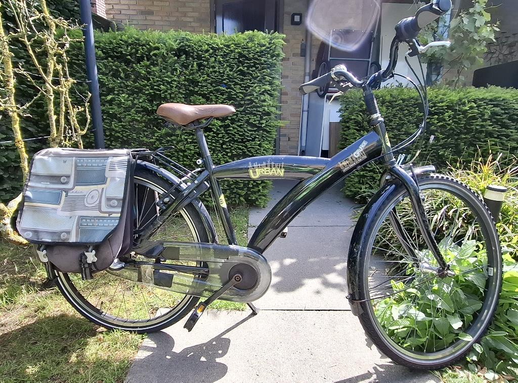 Kinderfiets, Terugtraprem, Gebruikt, Versnellingen, Urban grunge