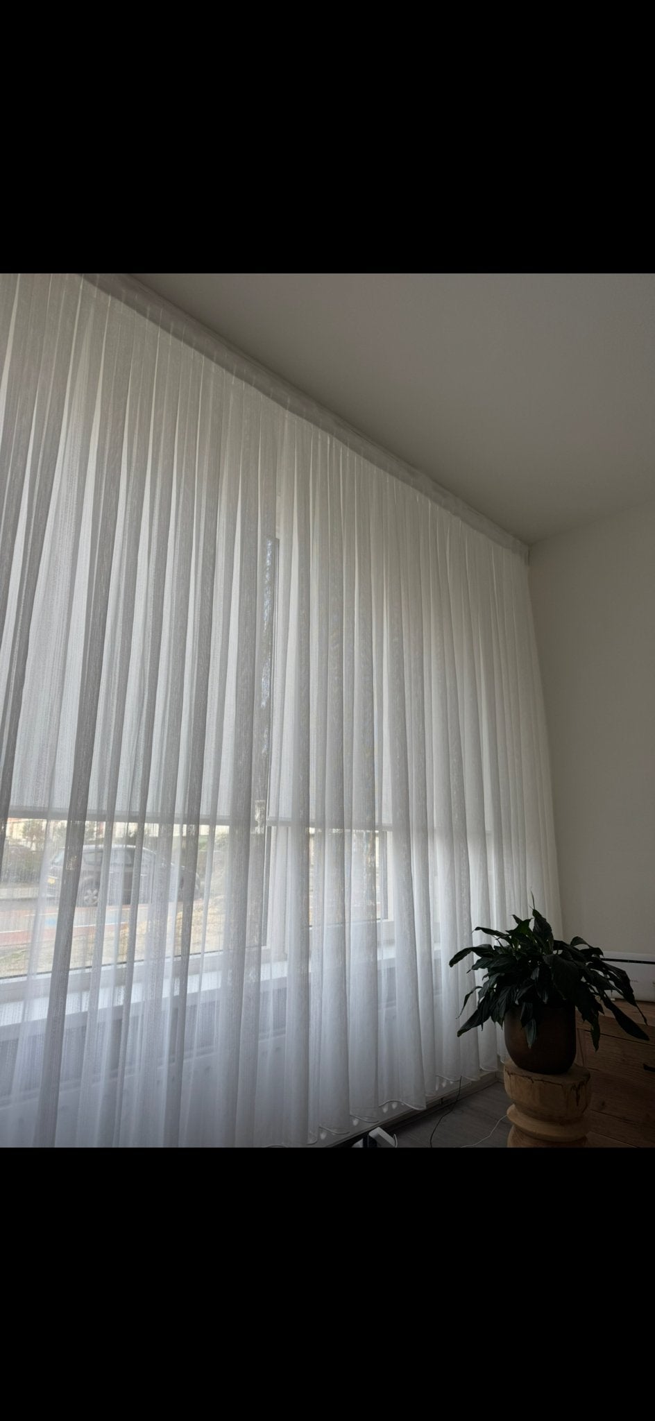 Witte vitrage gordijnen - Lichtdoorlatend en modern, Vitrage, Wit, Ophalen of Verzenden, Lichtdoorlatend