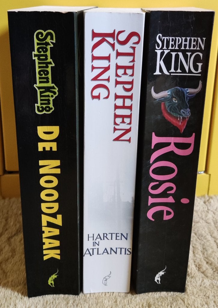 Stephen King: Rosie, Harten in Atlanis, de Noodzaak, Boeken, Ophalen of Verzenden, Zo goed als nieuw