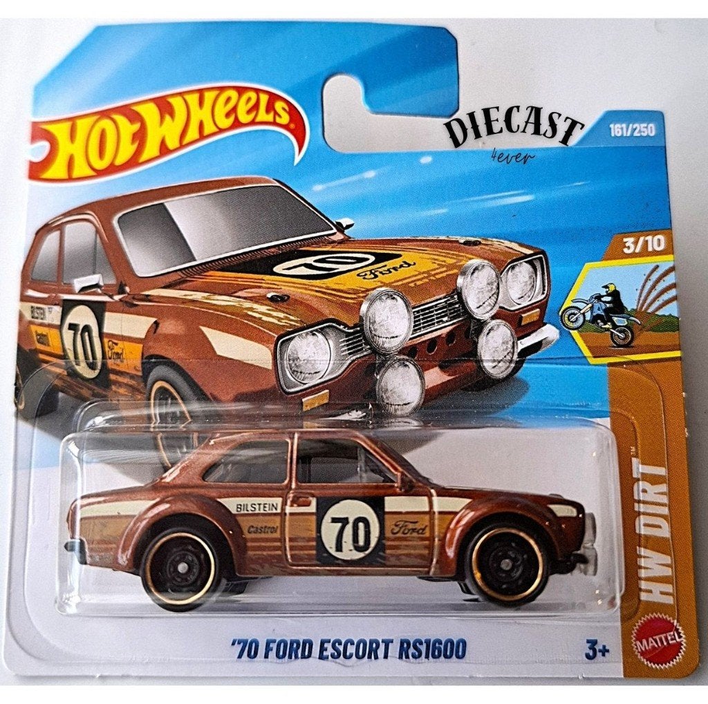 Hot Wheels '70 Ford Escort RS1600, Ophalen, Nieuw, Auto