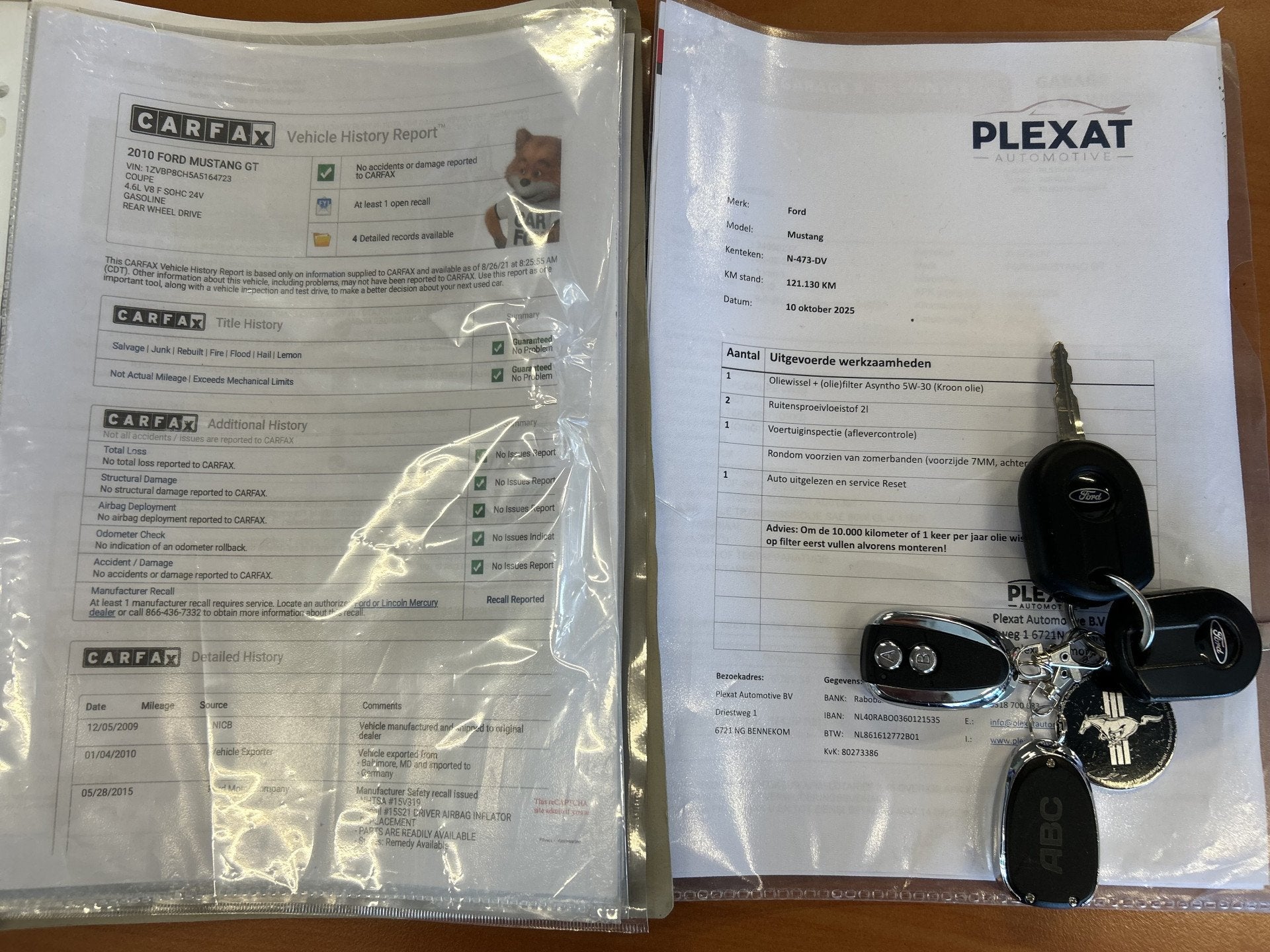Ford USA Mustang 4.6 V8 GT Bullit Handgeschakeld | Cruise co, Achterwielaandrijving, Gebruikt, Wit, Leder