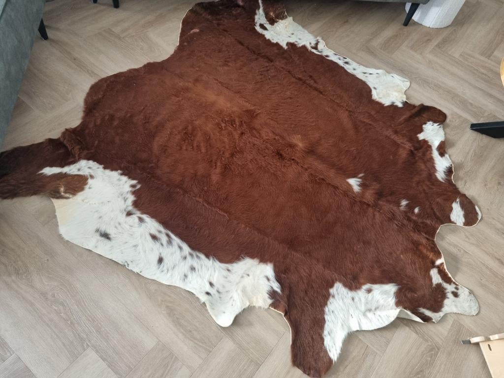 Koeienhuid kleed  ikea, Huis en Inrichting, Ophalen, Zo goed als nieuw, Rechthoekig, 50 tot 100 cm