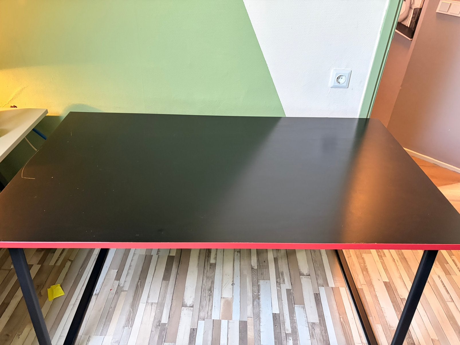 HUVUDSPELARE Gaming desk van Ikea, sporen van gebruik, Zwart, Gebruikt, Ophalen of Verzenden, IKEA