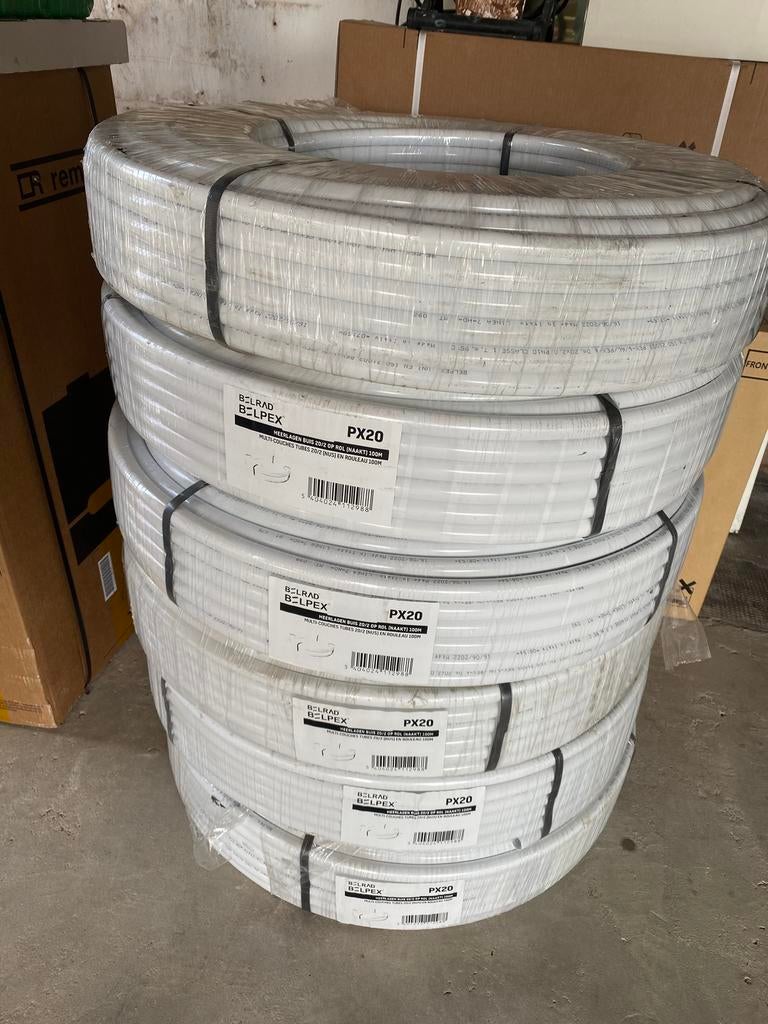 Belpex PX20 meerlagenbuis 20x2 mm op rol 100 meter, 6 meter of meer, Overige typen, Nieuw, Aluminium